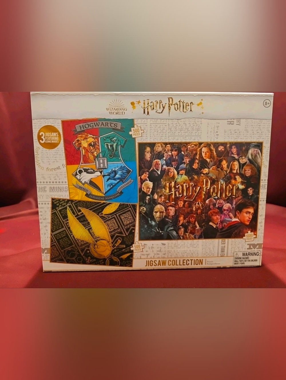 Harry Potter Jigsaw puzzle collection 3 in 1 HOGWARTS Snitch Wizarding World